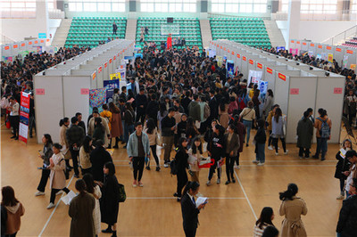 安徽外國語學(xué)院2019屆畢業(yè)生就業(yè)雙選會順利舉行